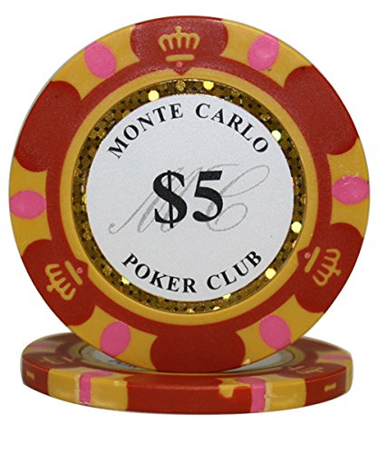 Premium MRC POKER Chips 600 pcs - Monte Carlo Style Casino Poker Set with Acrylic Storage Case - Perfect for Home Games, Poker Nights & Casino-Themed Parties