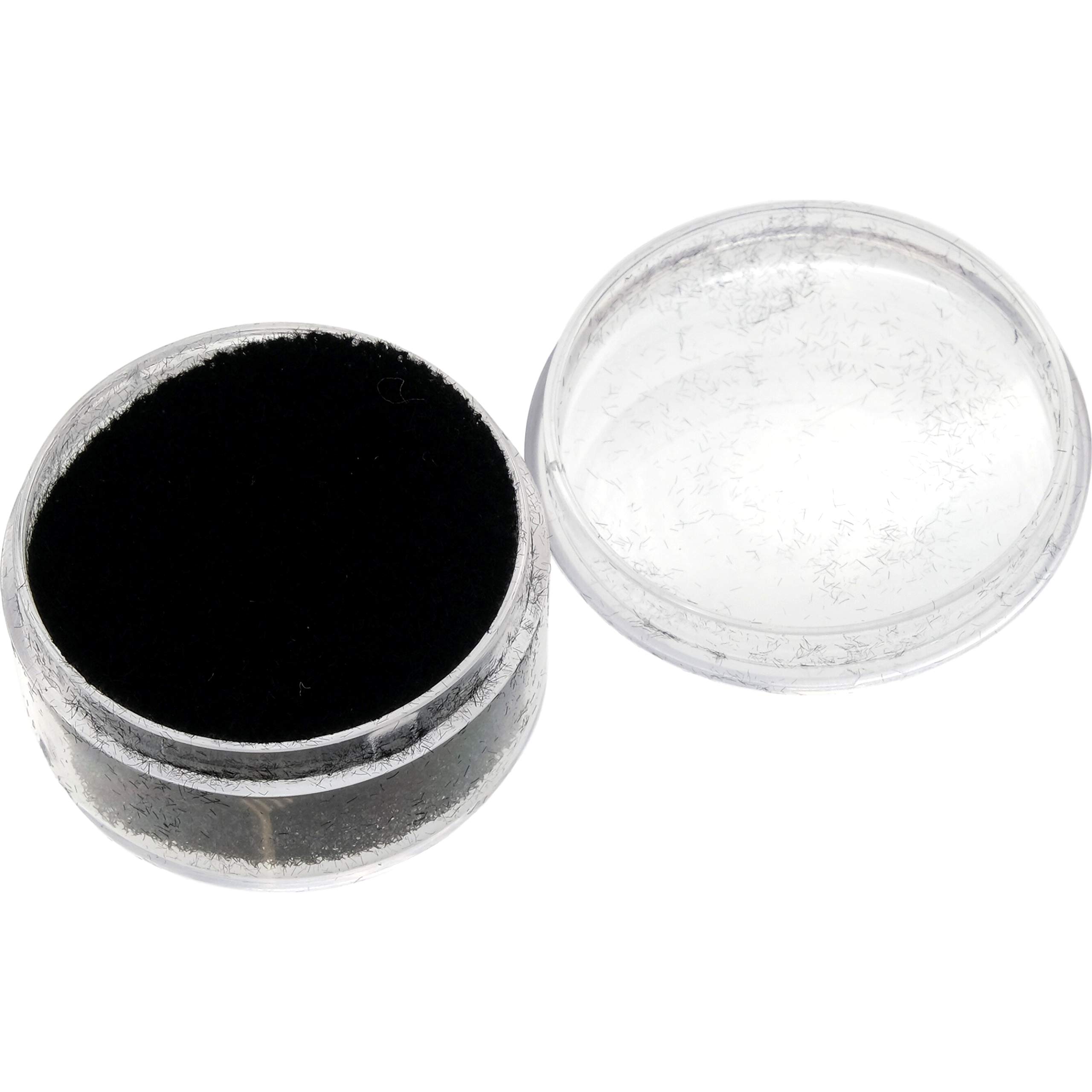 100 Black Foam Gem Jars with 2 Travel Display Trays - Perfect for Jewelry Storage, Bead Organizing & Craft Shows - Great for Gem Collectors, DIY Crafts & On-the-Go Displays