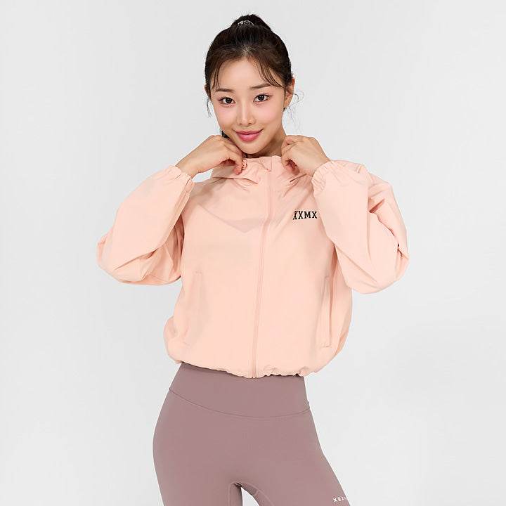 Trendy Hot Burning Up Hooded Crop Jacket for Women - Stylish Streetwear & Casual Outfit Essential