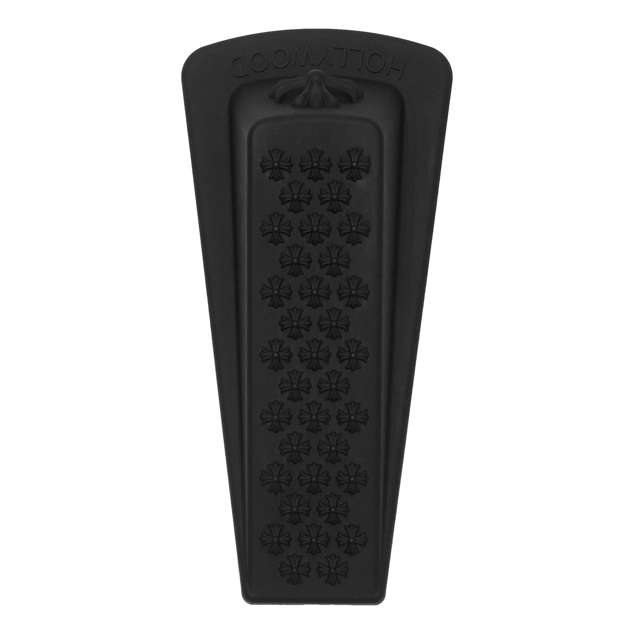 Chrome Hearts Black Door Stopper - Heavy Duty Metal Door Stop for Home & Office - Perfect for Preventing Door Damage and Noise