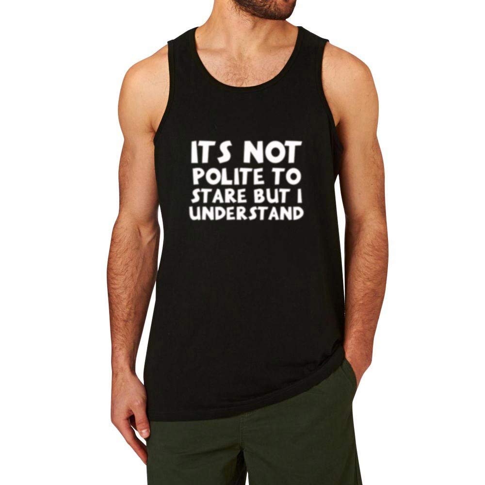 Funny Workout Tank Top for Men - Novelty Gym Racerback Sleeveless Shirt with Humorous Sayings | Perfect for Fitness Training, Weightlifting & Summer Workouts