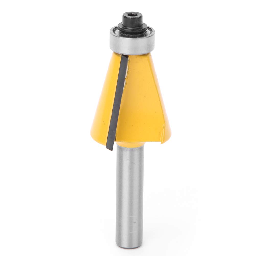 High Hardness Heat Resistant Durable 15° Router Bit for Milling Solid Wood - Perfect for Woodworking, Cabinetry, and DIY Furniture Projects