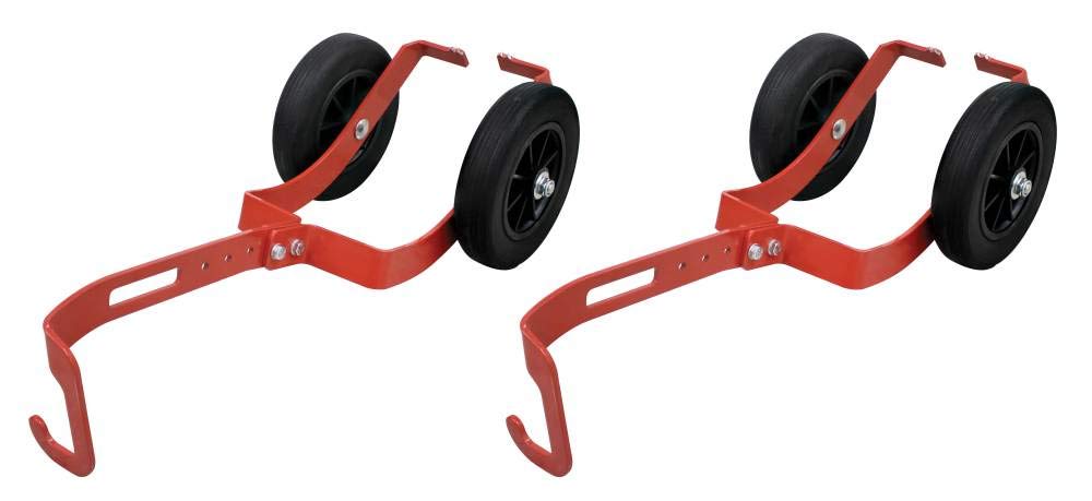 Extreme Max 5800.2015 Pro Series Snowmobile Dolly System - Heavy Duty Snowmobile Caster Wheels for Easy Garage Storage & Maintenance | Perfect for Winter Sports Equipment Transport & Workshop Organization
