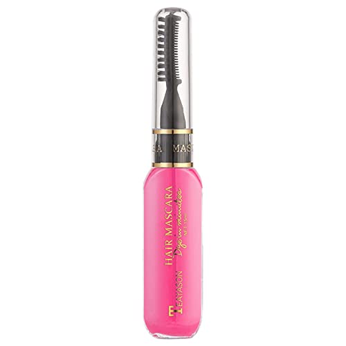 Temporary Hair Color Chalk Set - 3ml Disposable Hair Color Mascara & Comb for Women | Instant Hair Highlights & Streaks | Perfect for Birthday Parties, Cosplay & Damaged Hair Treatment (One Size)