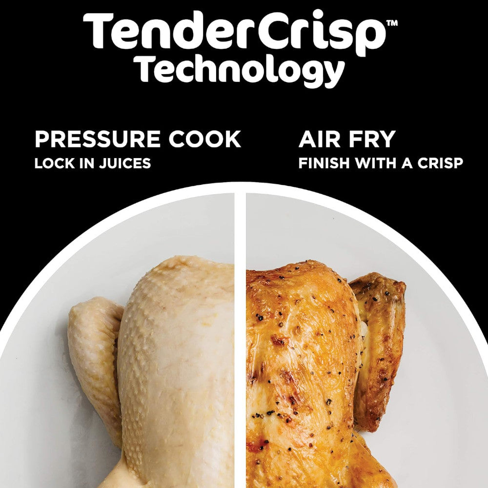 Ninja OP302 Foodi 9-in-1 Pressure Cooker & Air Fryer | Certified Refurbished with Home Essentials Warranty | Perfect for Quick Meals, Healthy Cooking & Family Dinners
