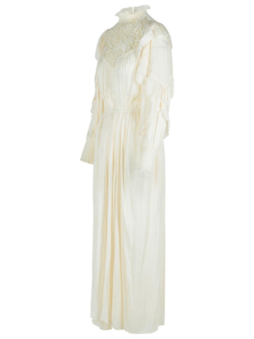 Charlene Beige Polyester Dress for Women - Elegant Casual & Office Wear - Perfect for Work, Parties & Special Occasions