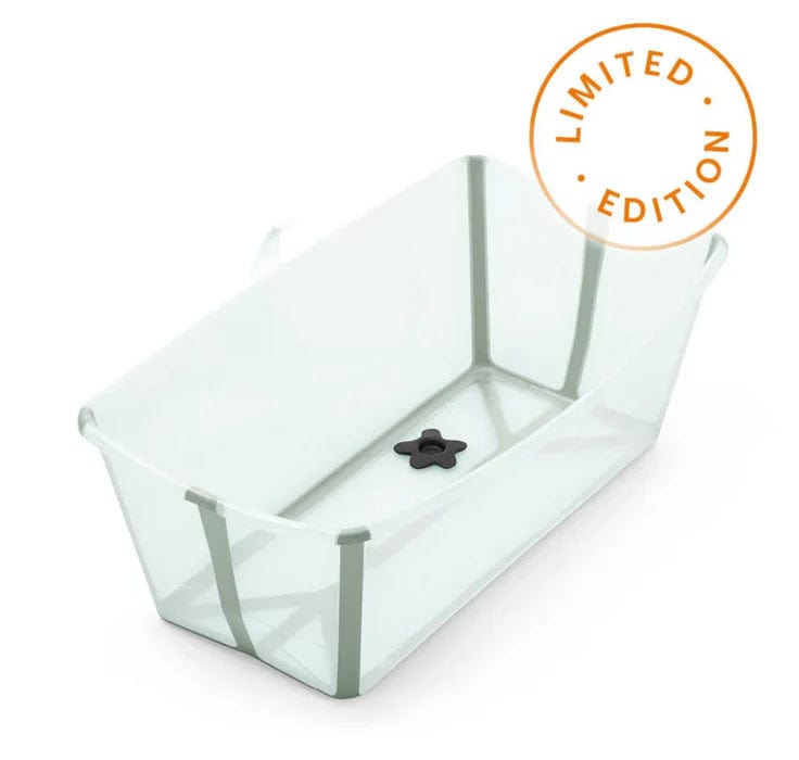 Stokke Flexi Bath X Large - Foldable Baby Bathtub for Newborns & Toddlers | Portable & Space-Saving Design | Perfect for Home, Travel & Outdoor Use
