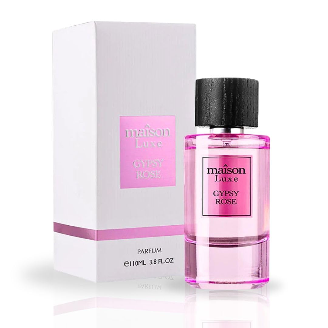 Hamidi MAISON LUXE GYPSY ROSE Eau De Parfum Spray 110ML (3.8 OZ) - Long Lasting Floral & Woody Unisex Perfume for Women & Men | Romantic Date Night, Evening Out & Special Occasion Fragrance