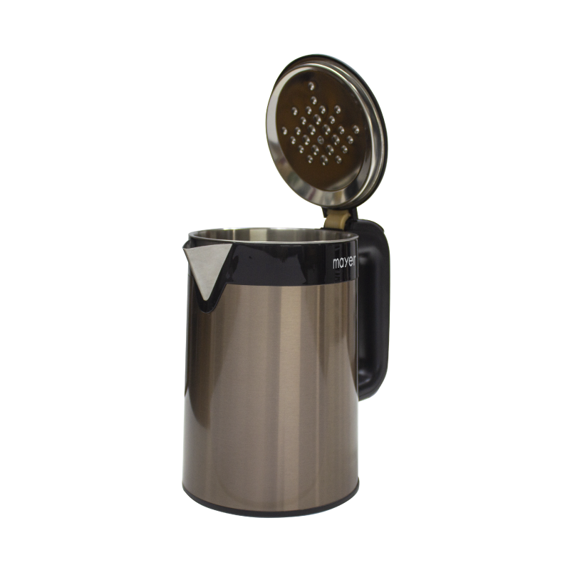 MMEK1500D 1.5L Electric Kettle - Fast Boiling, Auto Shut-Off, Stainless Steel - Perfect for Home, Office & Travel Use