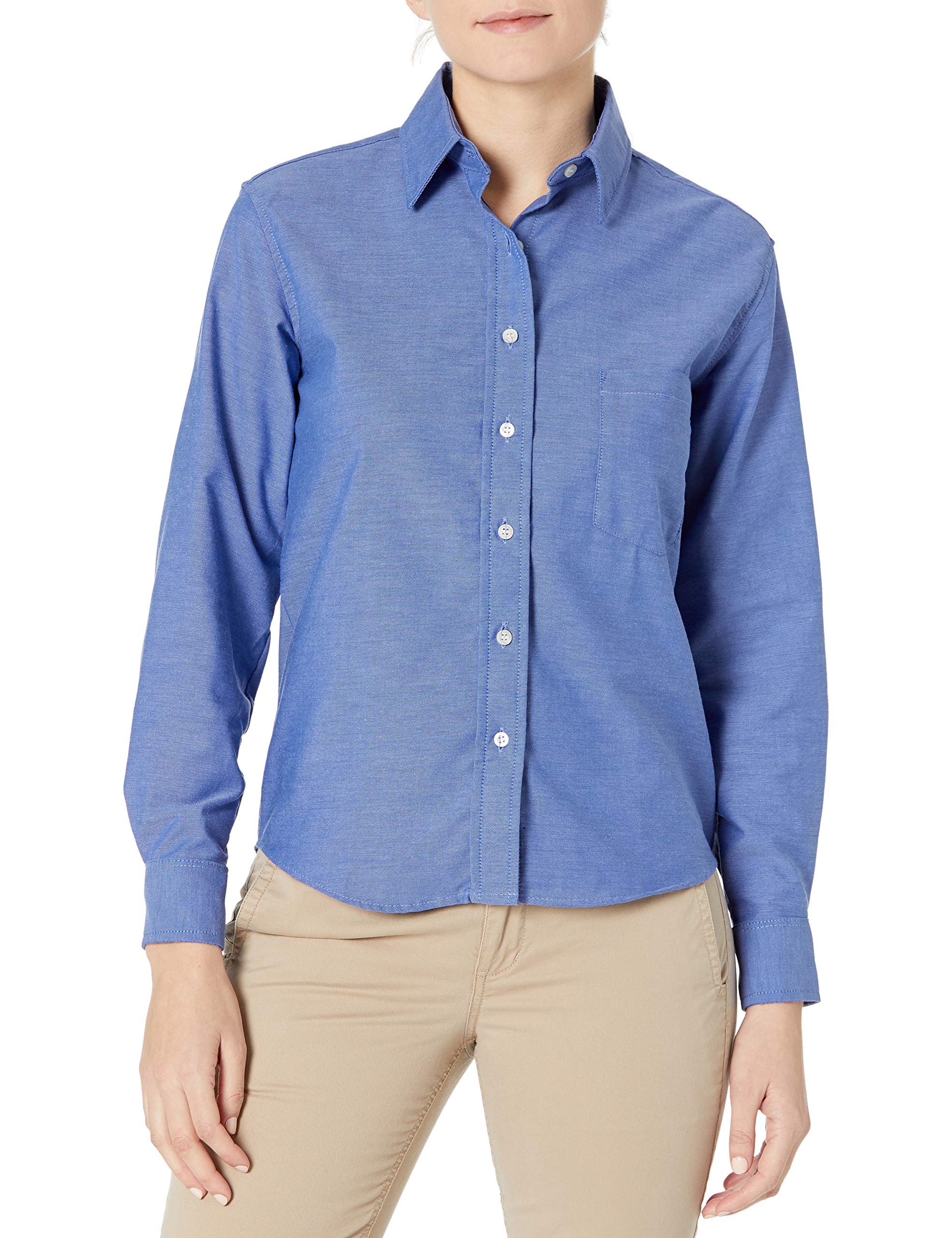 Red Kap Women's Oxford Dress Shirt - Professional Button Down Shirt for Office & Business - Comfortable Work Blouse for Women - Perfect for Interviews, Meetings & Formal Occasions