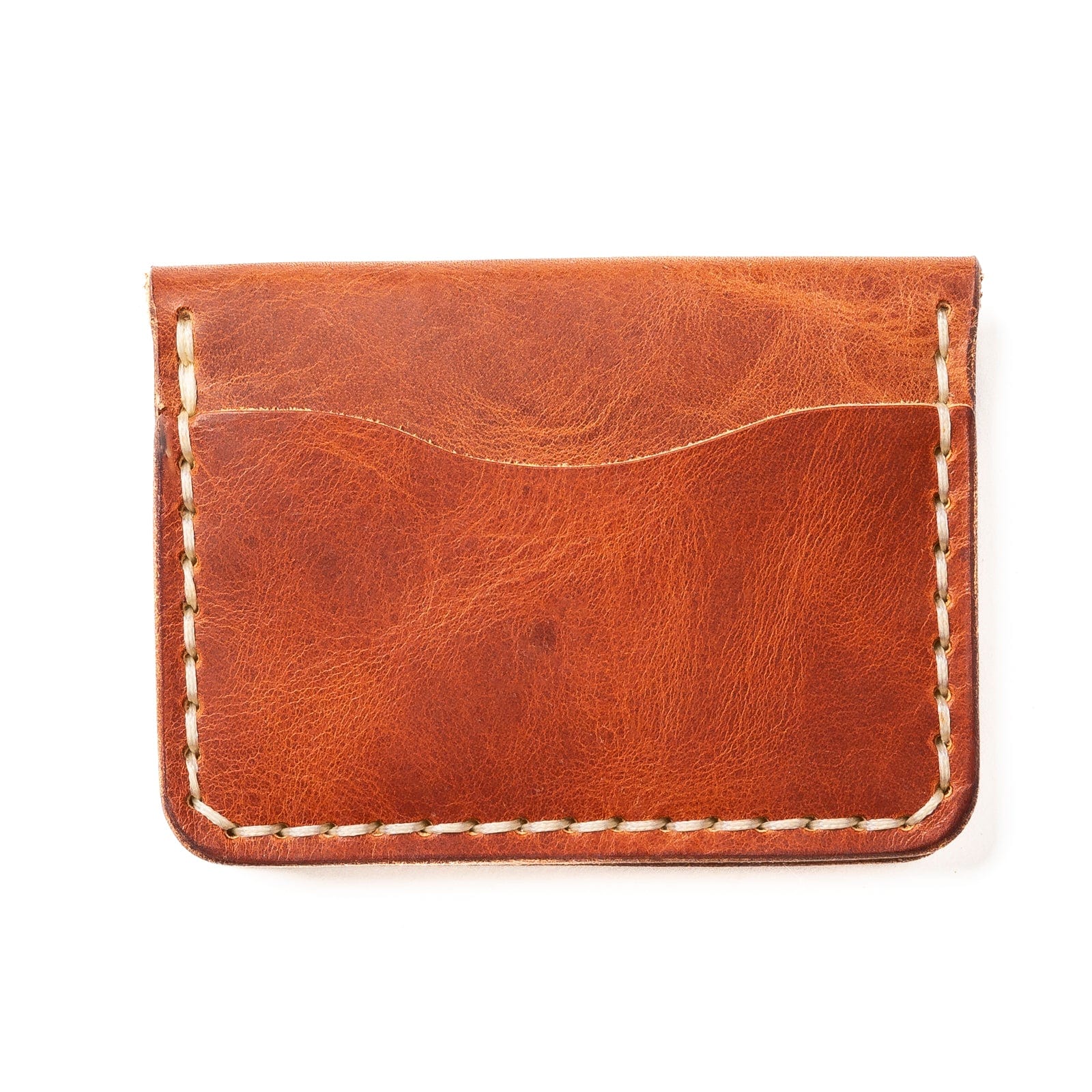 Genuine Leather 5-Card Wallet - English Tan | Slim RFID Blocking Wallet for Men & Women | Perfect for Travel, Business & Everyday Use