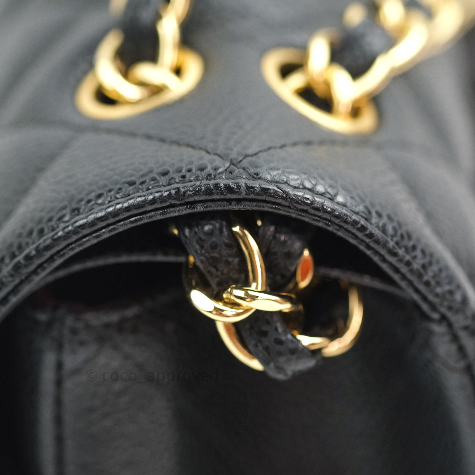 Chanel Classic Double Flap Maxi Bag in Black Caviar Leather with Gold Hardware - Luxury Handbag for Women, Perfect for Evening Events & Special Occasions
