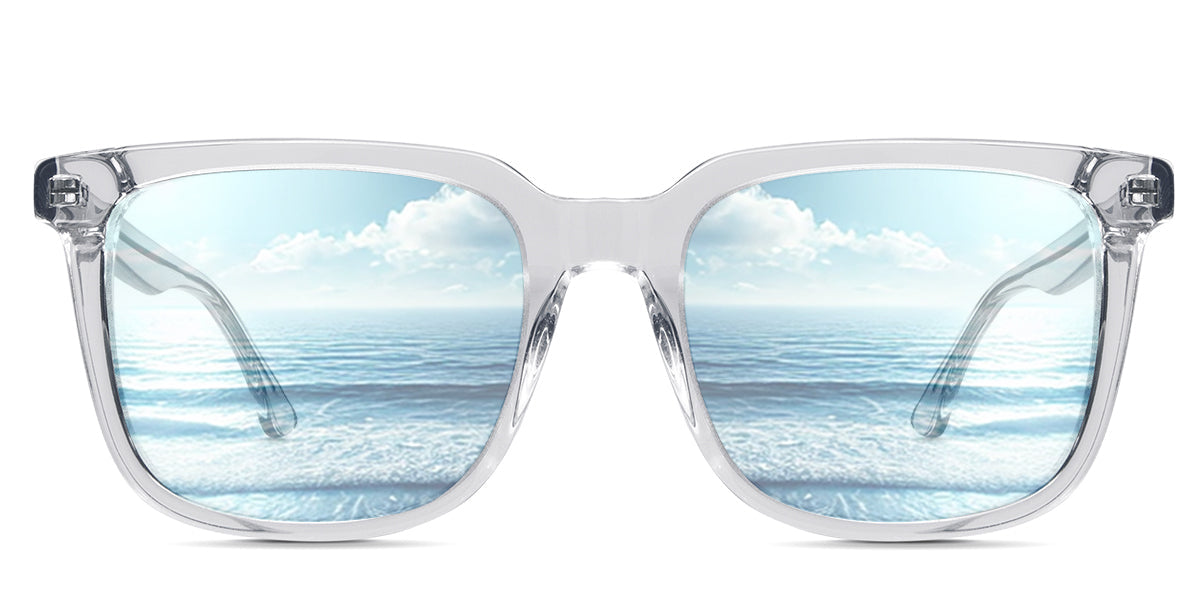 Men's Prescription Tinted Eyeglasses - UV Protection & Blue Light Blocking for Work, Driving & Outdoor Activities