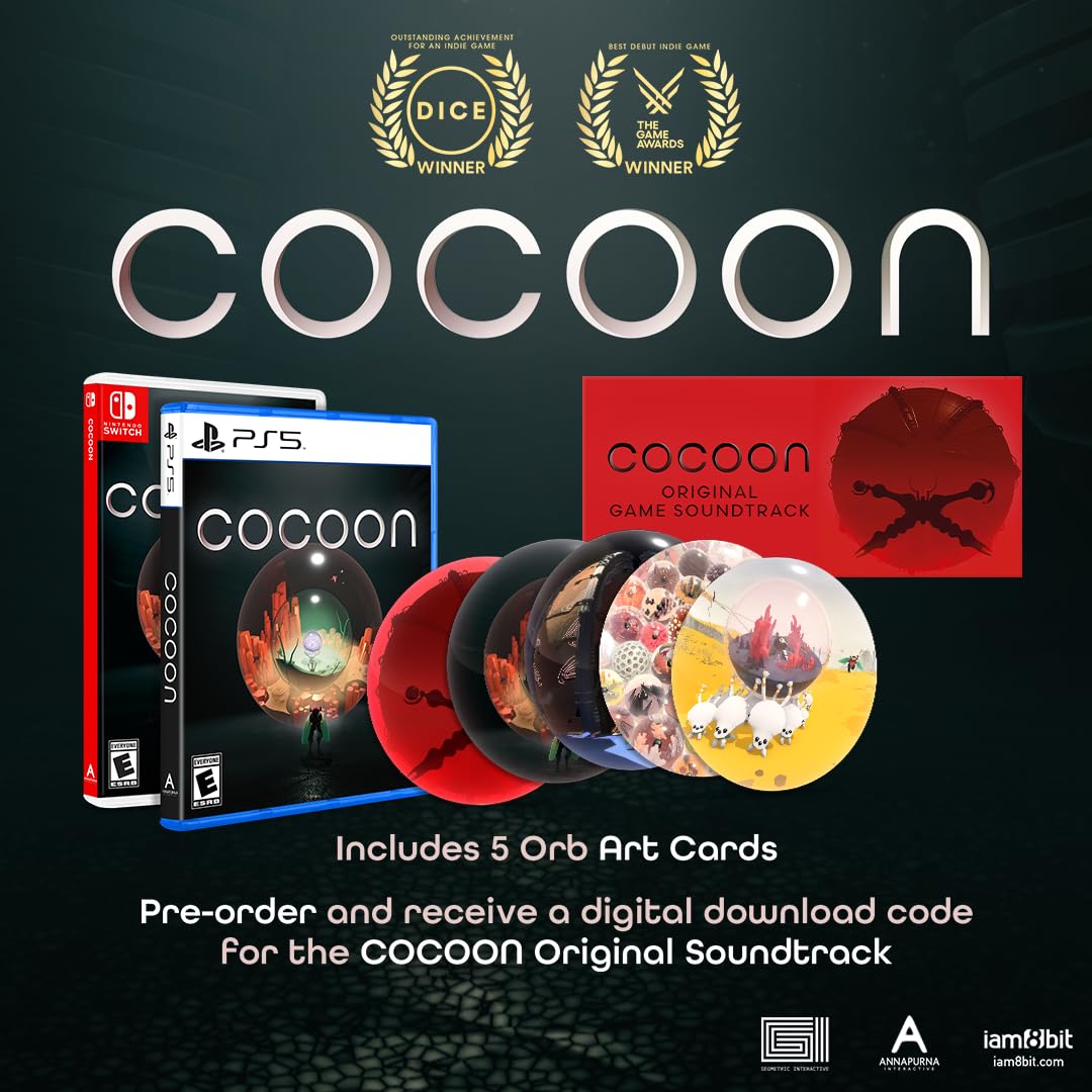 COCOON - PlayStation 5 Console | Next-Gen Gaming Experience | 4K UHD, HDR & 120fps | Perfect for Home Entertainment & Gaming Parties