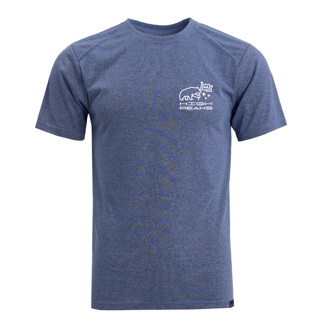 ADK High Peaks Performance Sport Tee - Moisture Wicking Hiking & Outdoor Activewear for Men & Women | Perfect for Trail Running, Camping & Adventure Travel