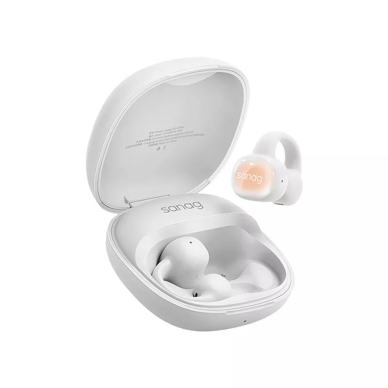 Sanag S5 Wireless Bluetooth Ear Clip Headphones with Air Conduction Technology - Perfect for Running, Cycling, and Outdoor Sports