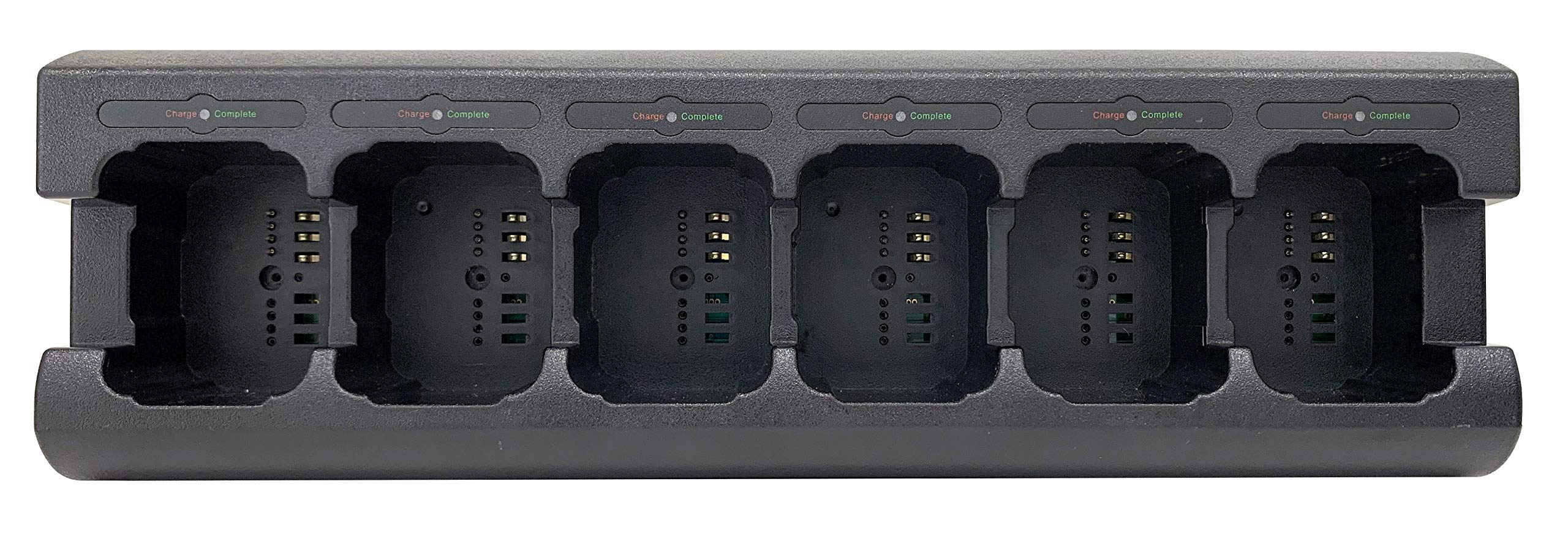 Maximal Power RC Mini600-RBPOD-MINI-I232 6-Port Dual Charger for ICOM BP-231 BP-232 Two-Way Radio Batteries - Fast Charging Station for Police, Security, and Emergency Communication Radios