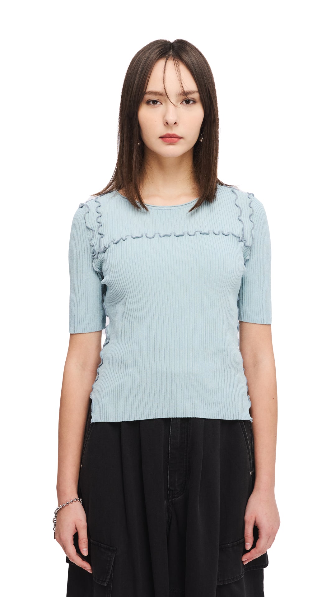 Stylish Contrast Stitch Sweater for Women & Men | Trendy Knit Pullover | Perfect for Fall Fashion, Casual Outfits & Cozy Layering