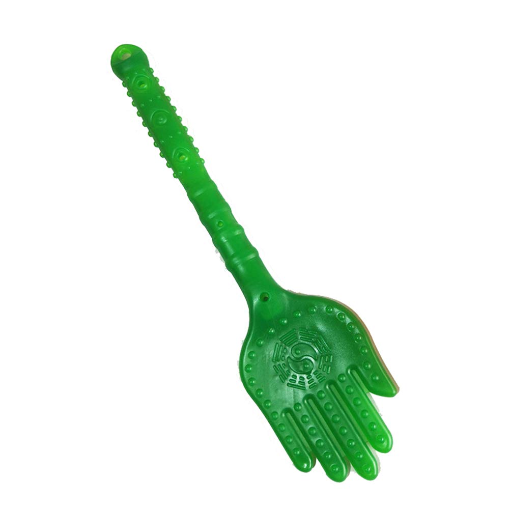 YPY 2 Pack Silicone Body Massager - Back Scratcher & Palm Massage Sticks for Relaxation - Perfect for Arm, Neck, Waist & Leg Pain Relief - Great for Home, Office & Travel Use (Green)