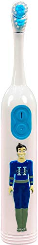 Super Dentists Electric Toothbrush for Kids & Teens - Rechargeable Rotating Head Toothbrush with Soft Bristles | Perfect for Home, Travel & School Use (Dr. HaveOneSuperSmile)