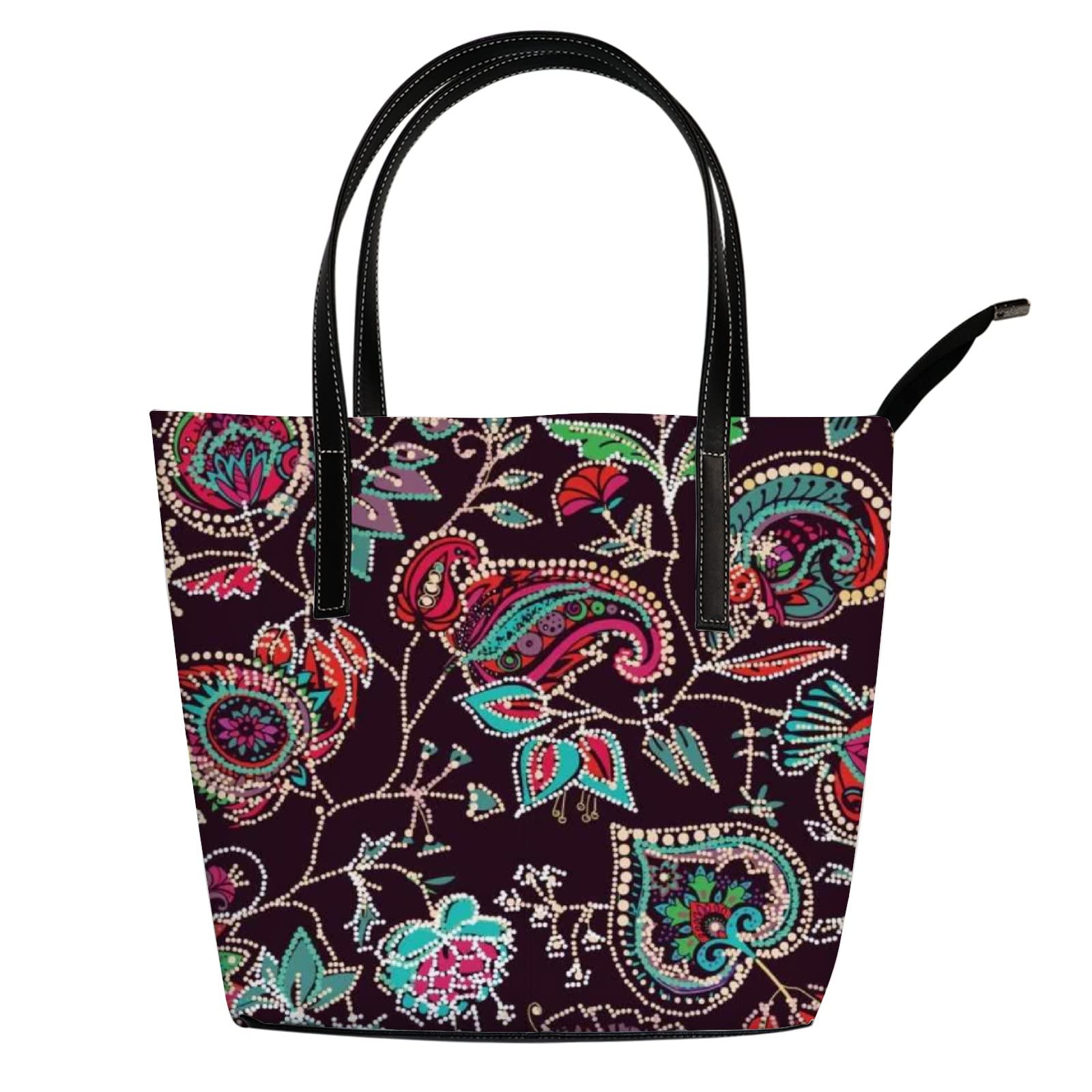 Stylish Genuine Leather Tote Bag for Women - Fashionable Crossbody Handbag Purse - Perfect for Work, Travel & Everyday Use