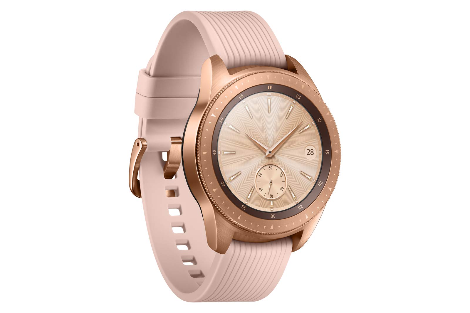 SAMSUNG Galaxy Watch 42mm Rose Gold - Bluetooth Smartwatch with Sleep Monitor, Heart Rate & Fitness Tracking (Renewed) - Perfect for Workouts, Sleep Analysis & Daily Activity Tracking