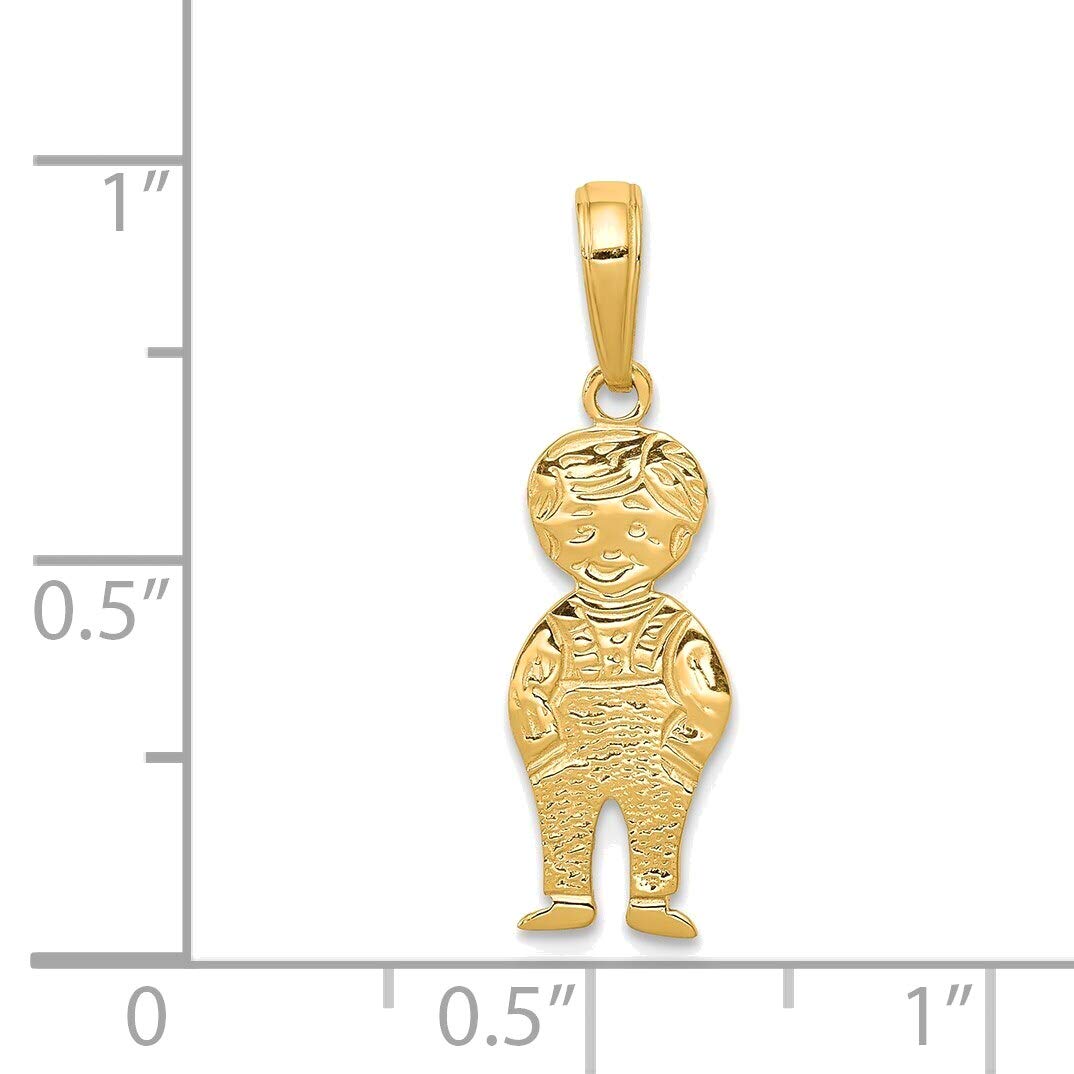 14K Yellow Gold Hands in Pocket Pendant Necklace - Bonyak Jewelry for Women | Trendy Gift for Her, Birthday, Anniversary & Everyday Wear