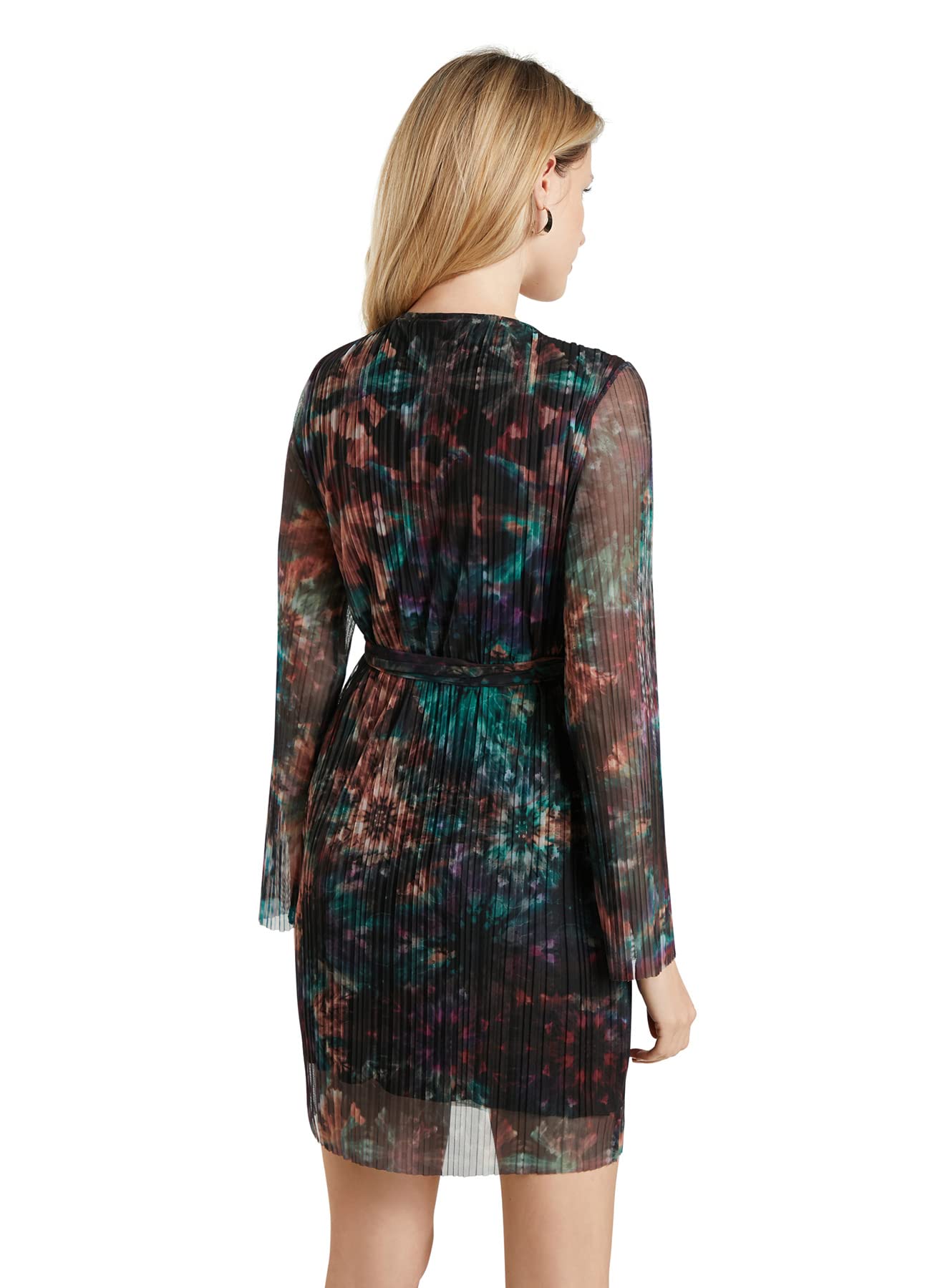 Desigual Women's Long Sleeve Knit Dress - Stylish & Comfortable for Fall/Winter, Office Wear & Casual Outings