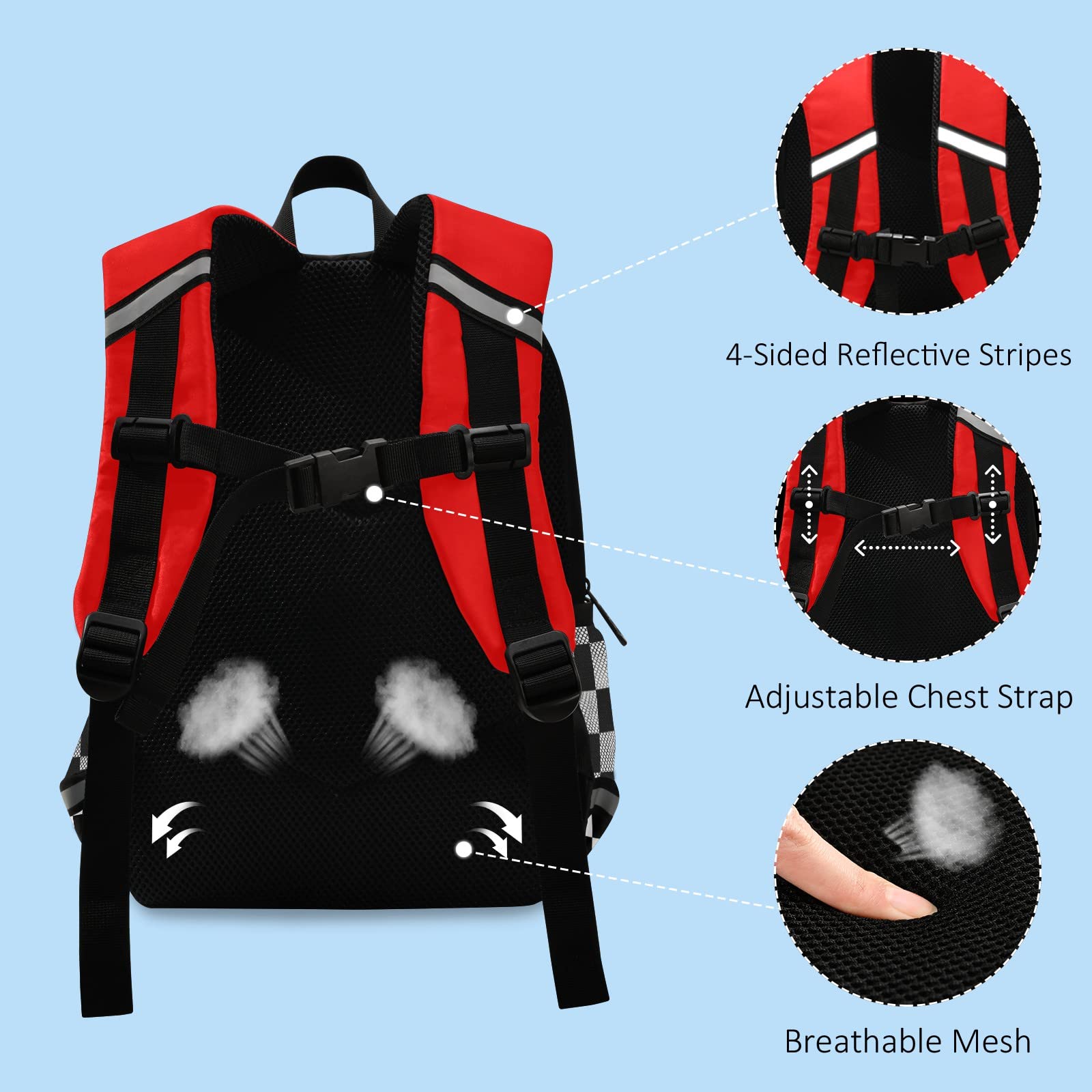 Personalized Monster Truck Backpack for Boys - 13 Inch Kids School Backpack with Name Customization | Durable Toddler Backpack for School, Travel & Outdoor Adventures