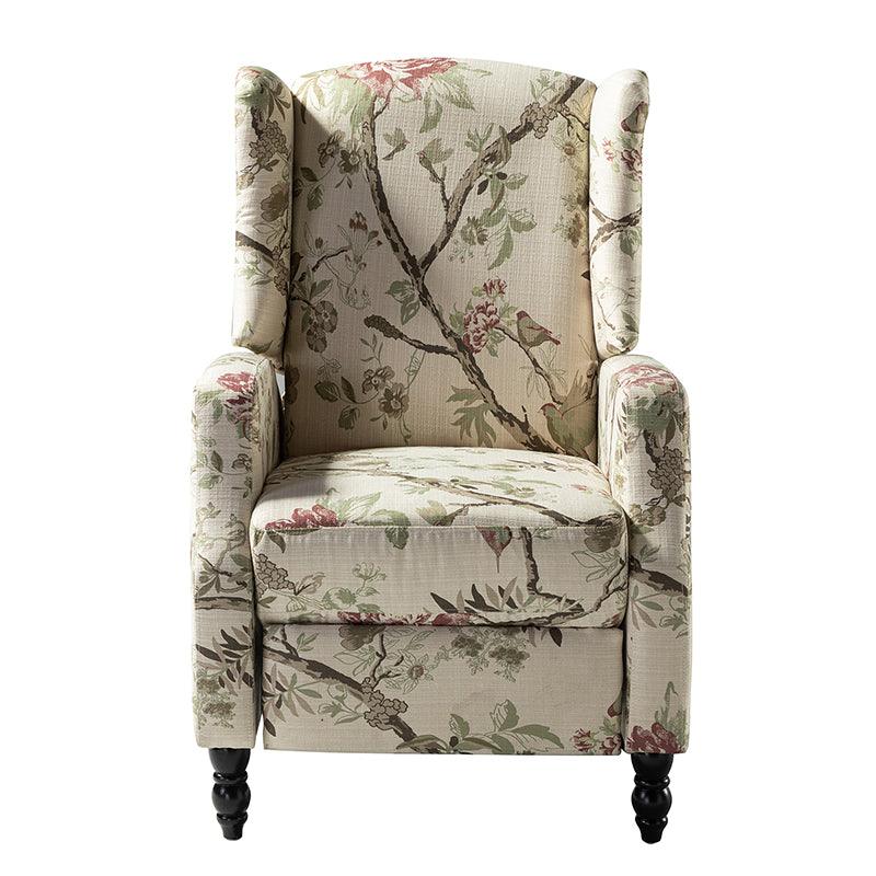Lilith Upholstered Recliner Chair - Adjustable Backrest & Footrest, Ergonomic Living Room Reclining Chair for Relaxing, Reading & Watching TV