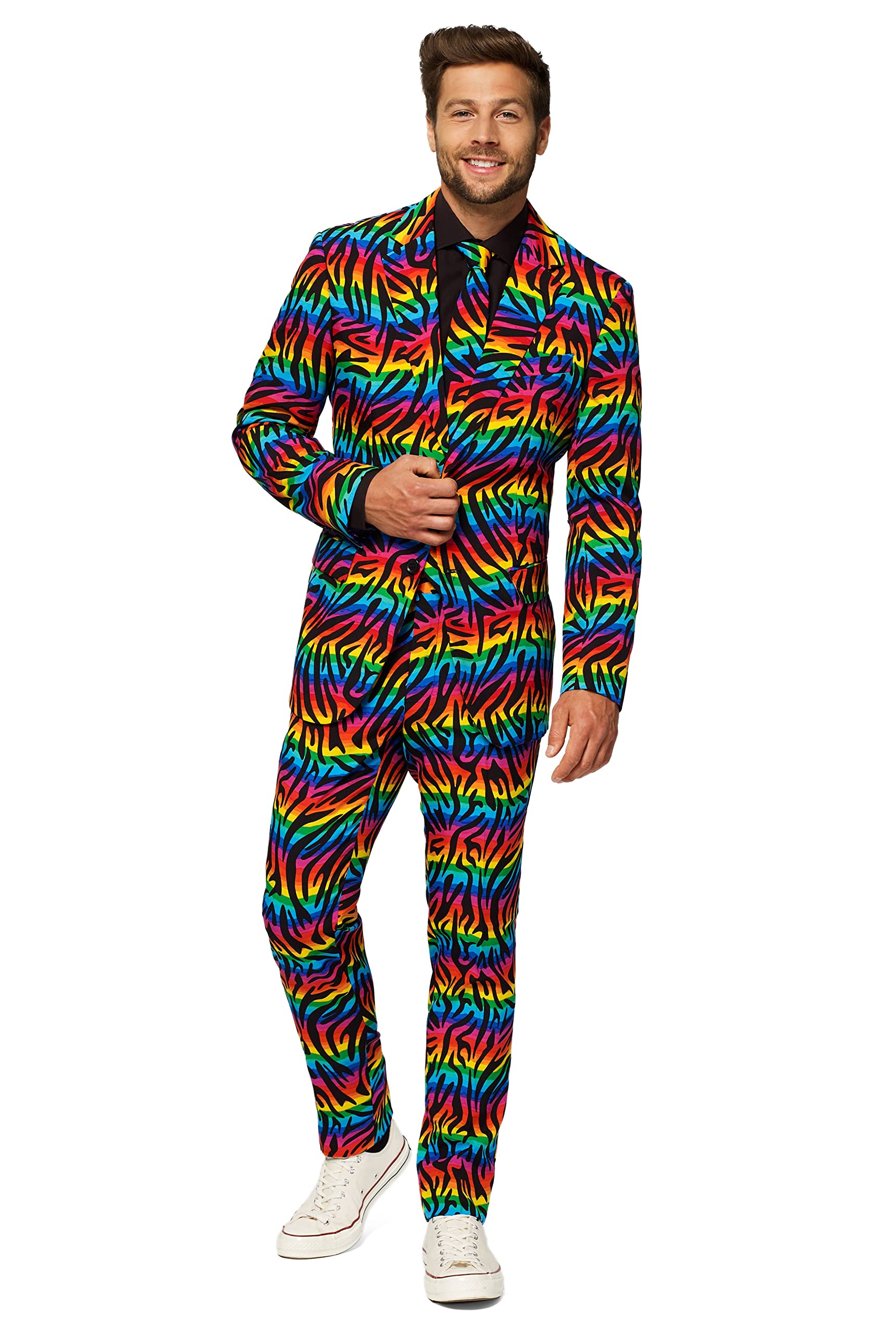 Opposuits Men's Fun Party Costume Suits - Hilarious Formal Wear for Bachelor Parties, Halloween & Costume Events