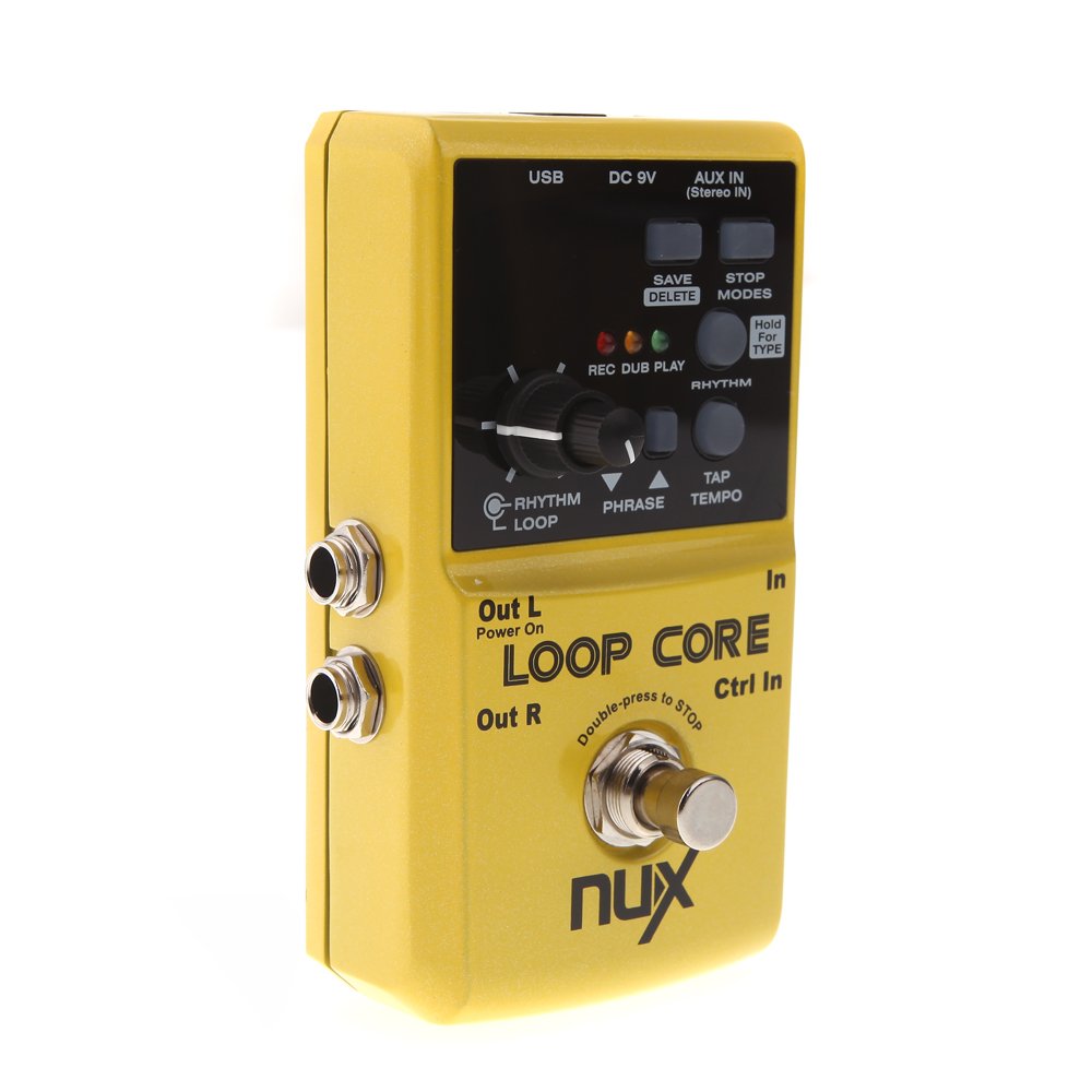NUX Loop Core Guitar Effects Pedal for Electric Guitar - Perfect for Live Performances, Practice, and Recording Sessions
