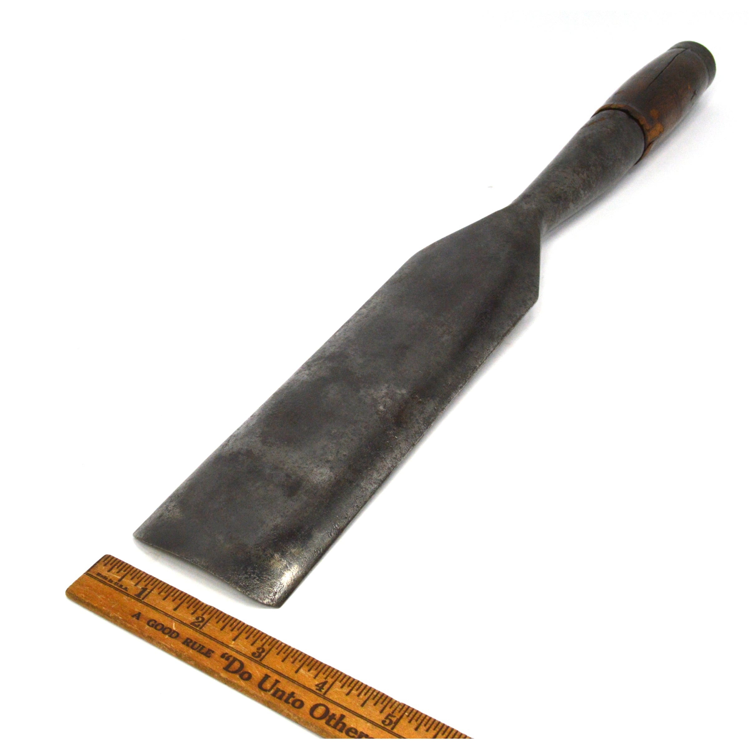 Antique Large Socket Gouge Woodworking Chisel by Underhill - 2 5/8x19 Inch Big Slick - Perfect for Wood Carving, Furniture Making & DIY Wood Projects