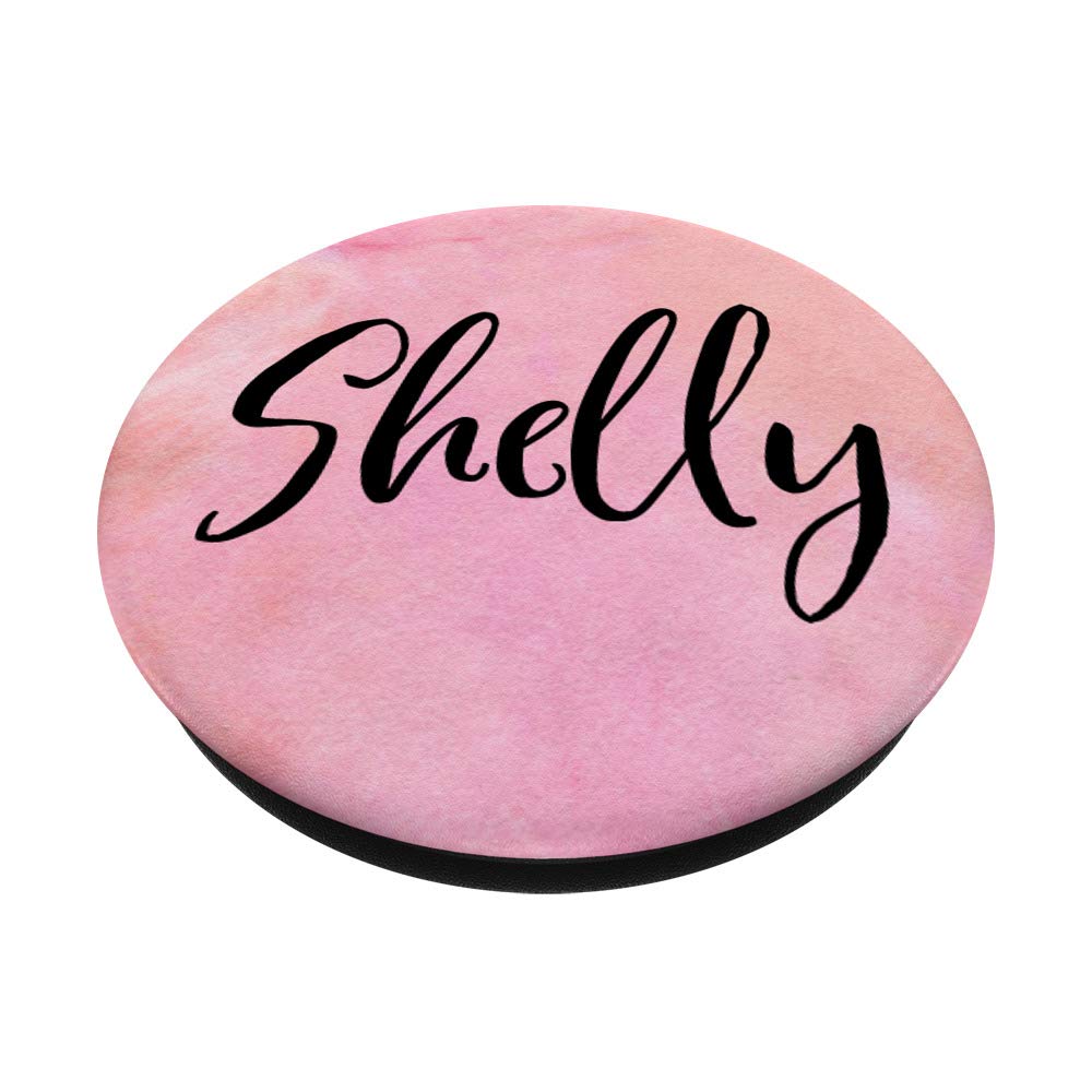 Personalized Shelly Name Black on Pink T-Shirt - Customized Gift for Women, Girls, Birthday, Christmas - Perfect for Casual Wear, Parties & Special Occasions