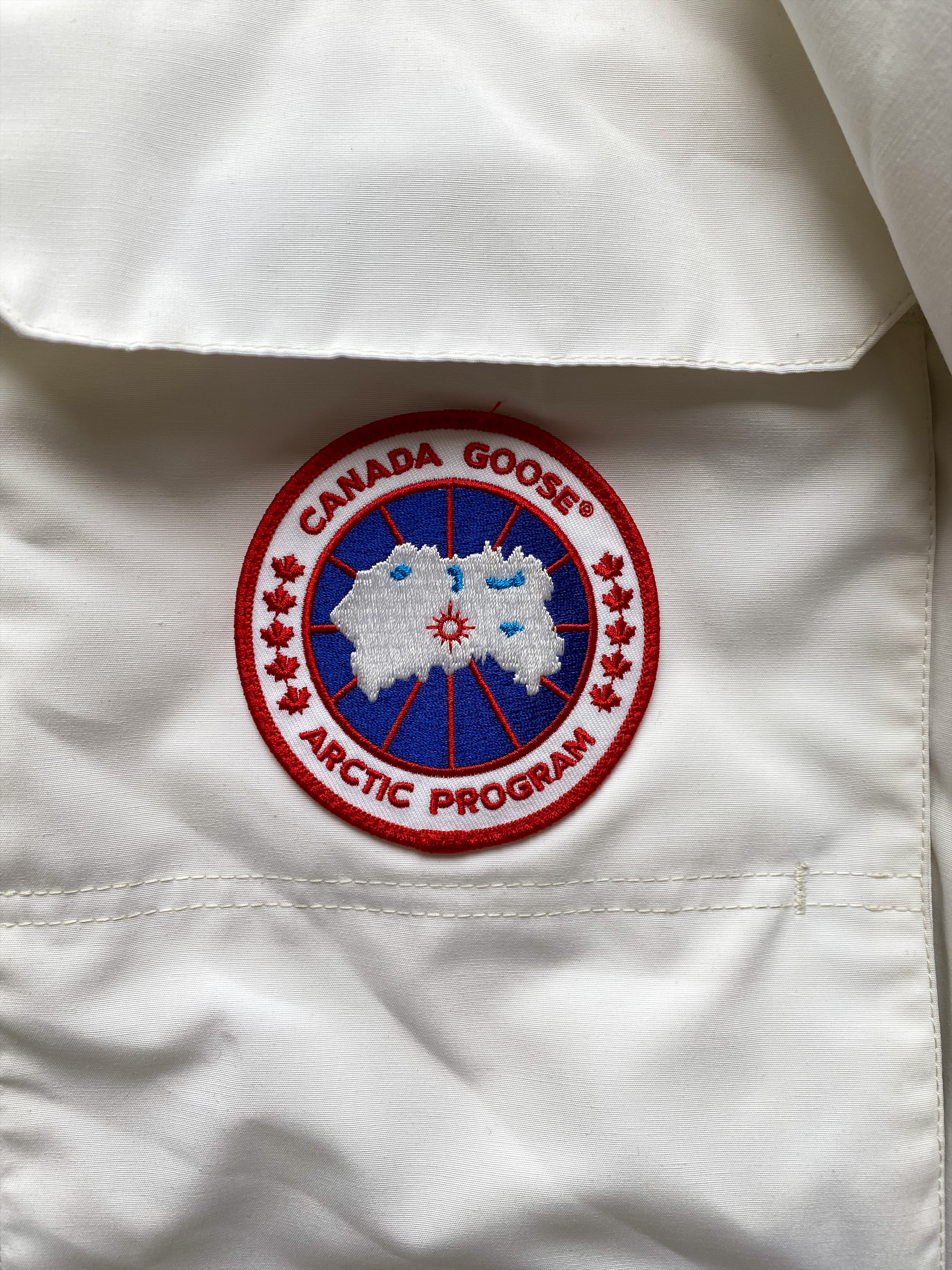 Canada Goose White Expedition Men's Parka - Premium Winter Jacket for Extreme Cold Weather | Outdoor Activities, Snowboarding & Arctic Adventures