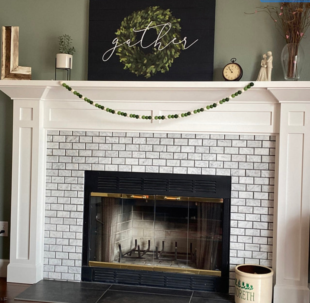Custom Felt Ball Garland - Handmade Wool Felt Balls Decor for Nursery, Wedding, Party & Home Decorations - Perfect for Baby Showers, Christmas Tree & Wall Hangings