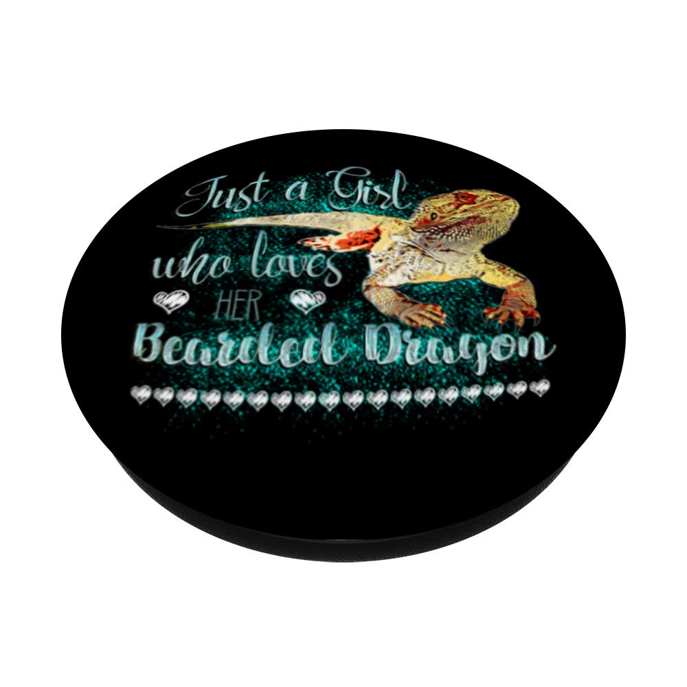 Bearded Dragon PopSocket Grip & Stand for Phone - Reptile Lover Gift