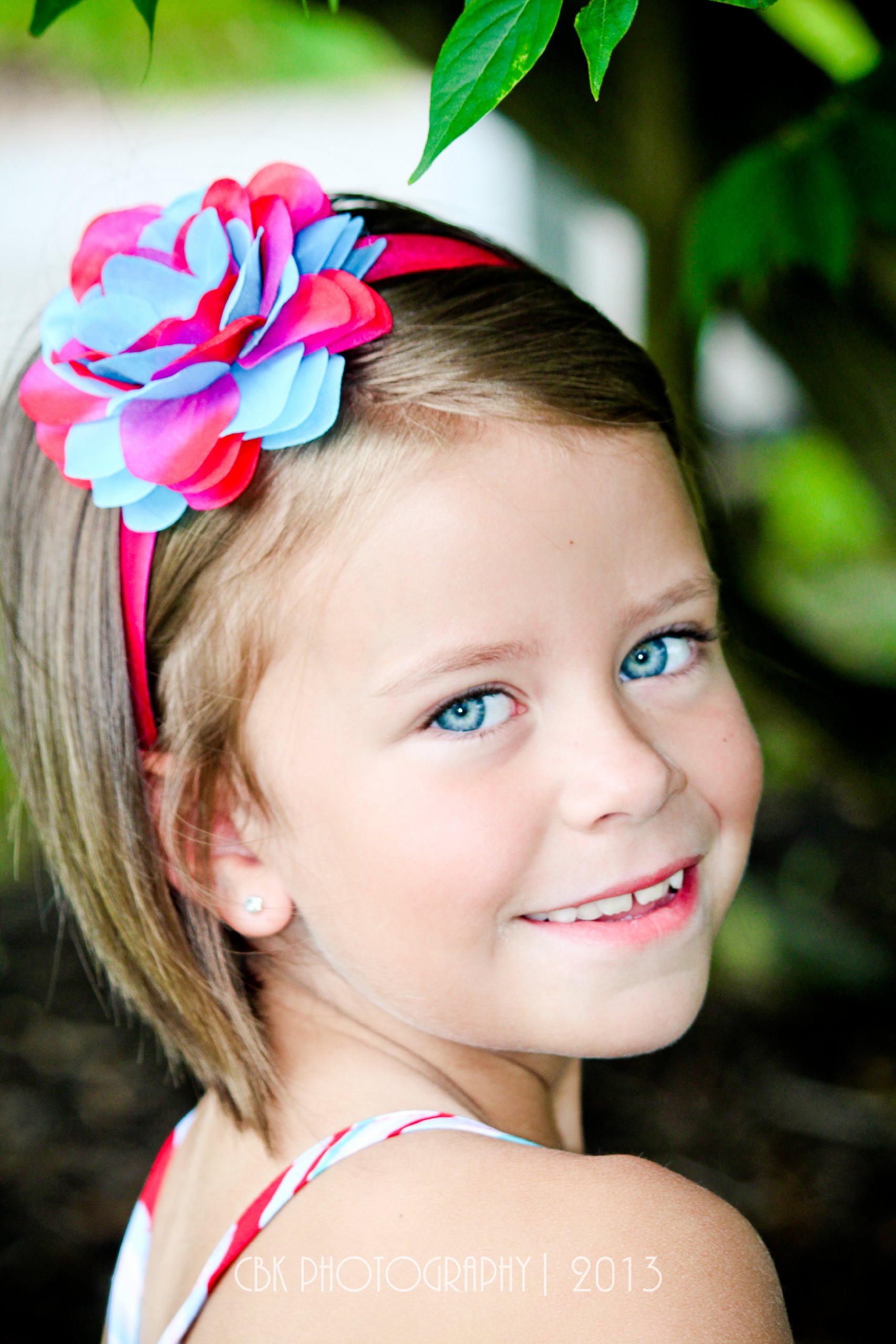 Handmade Carly Rose Flower Girls Arch Headband - Elegant Floral Hair Accessory for Weddings, Baptisms & Special Occasions