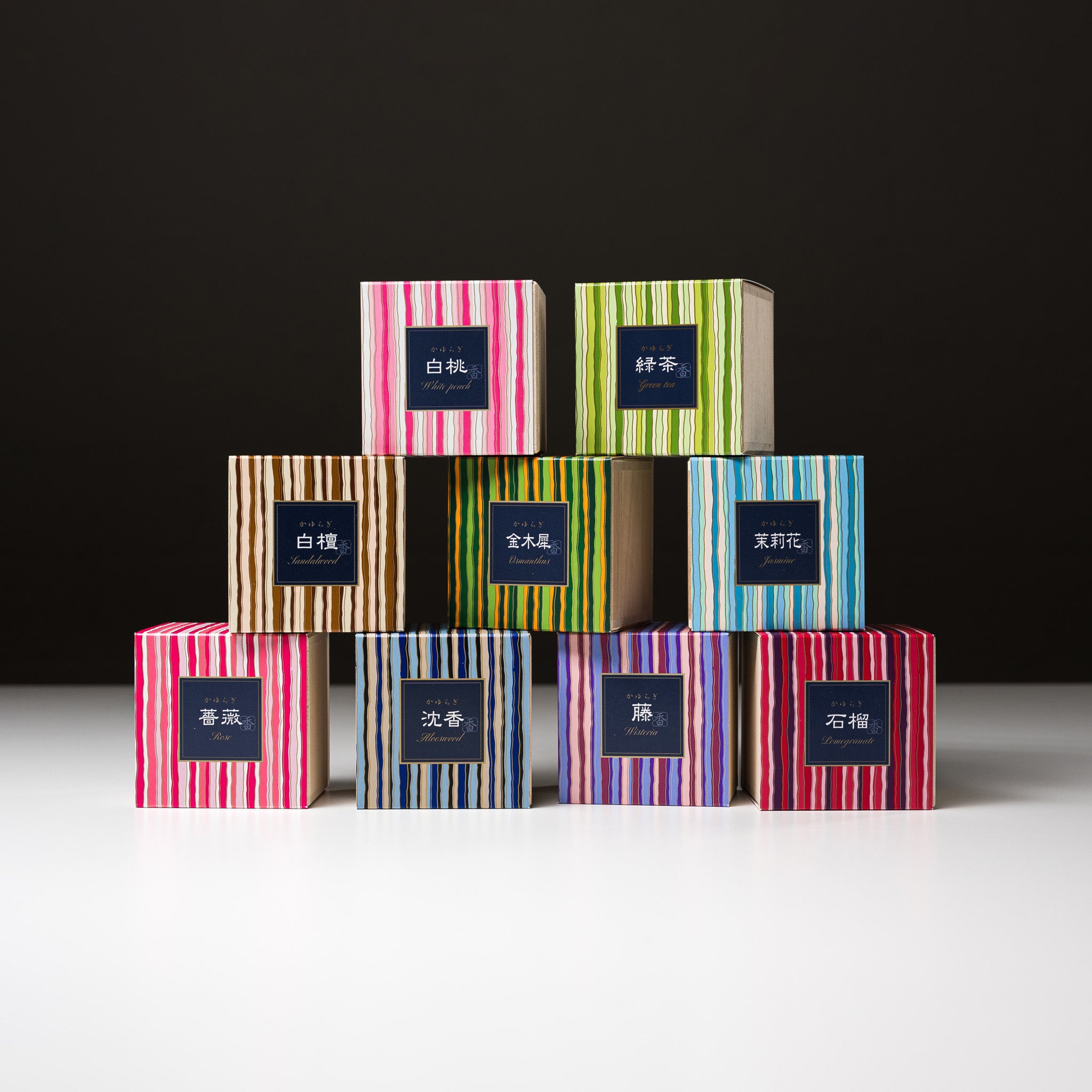Nippon Kodo Kayuragi Cones Incense - 9 Fragrance Options for Relaxation, Meditation & Home Aromatherapy | Japanese Sandalwood, Cherry Blossom & More