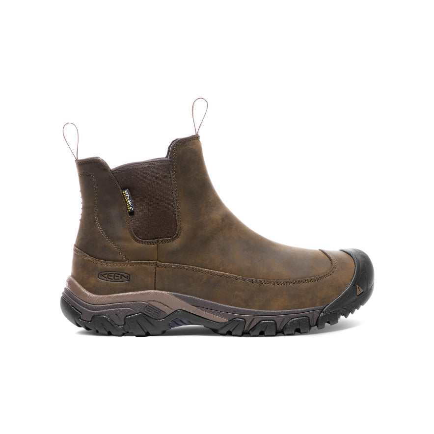 Men's Anchorage III Waterproof Hiking Boots - Dark Earth/Mulch Color | Outdoor Trekking, Camping & Winter Snow Boots for Men