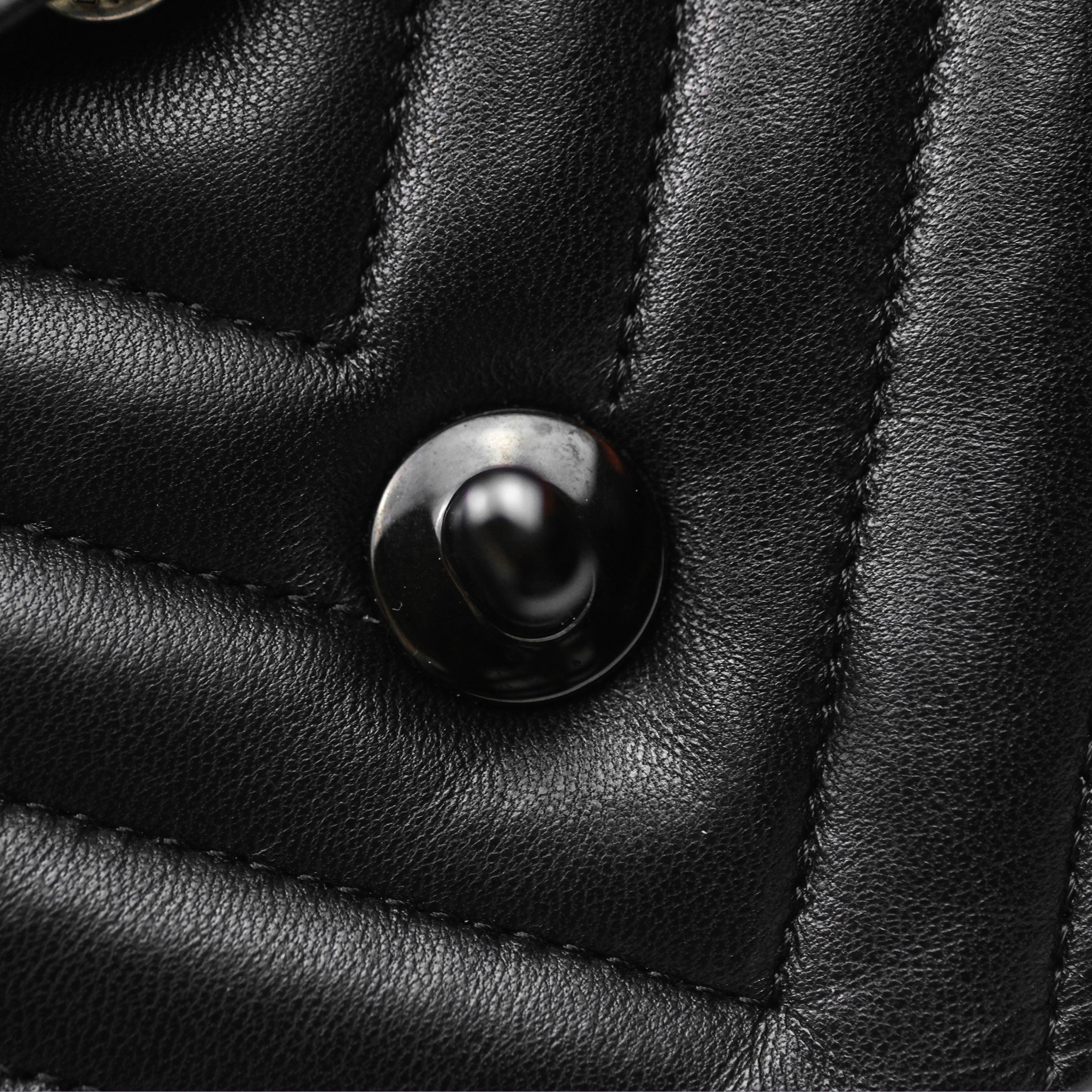 Chanel Classic M/L Medium Flap Bag - Chevron Black Lambskin with So Black Hardware | Luxury Shoulder Bag for Women, Perfect for Date Night & Special Occasions