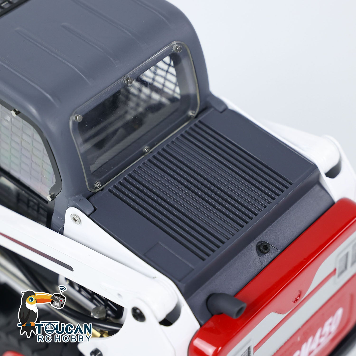 1/14 Scale RC Hydraulic Skid Steer Loader SM450 - Remote Control Construction Toy with Realistic Sound & Light Effects - Perfect for Construction Enthusiasts & Kids Outdoor Play