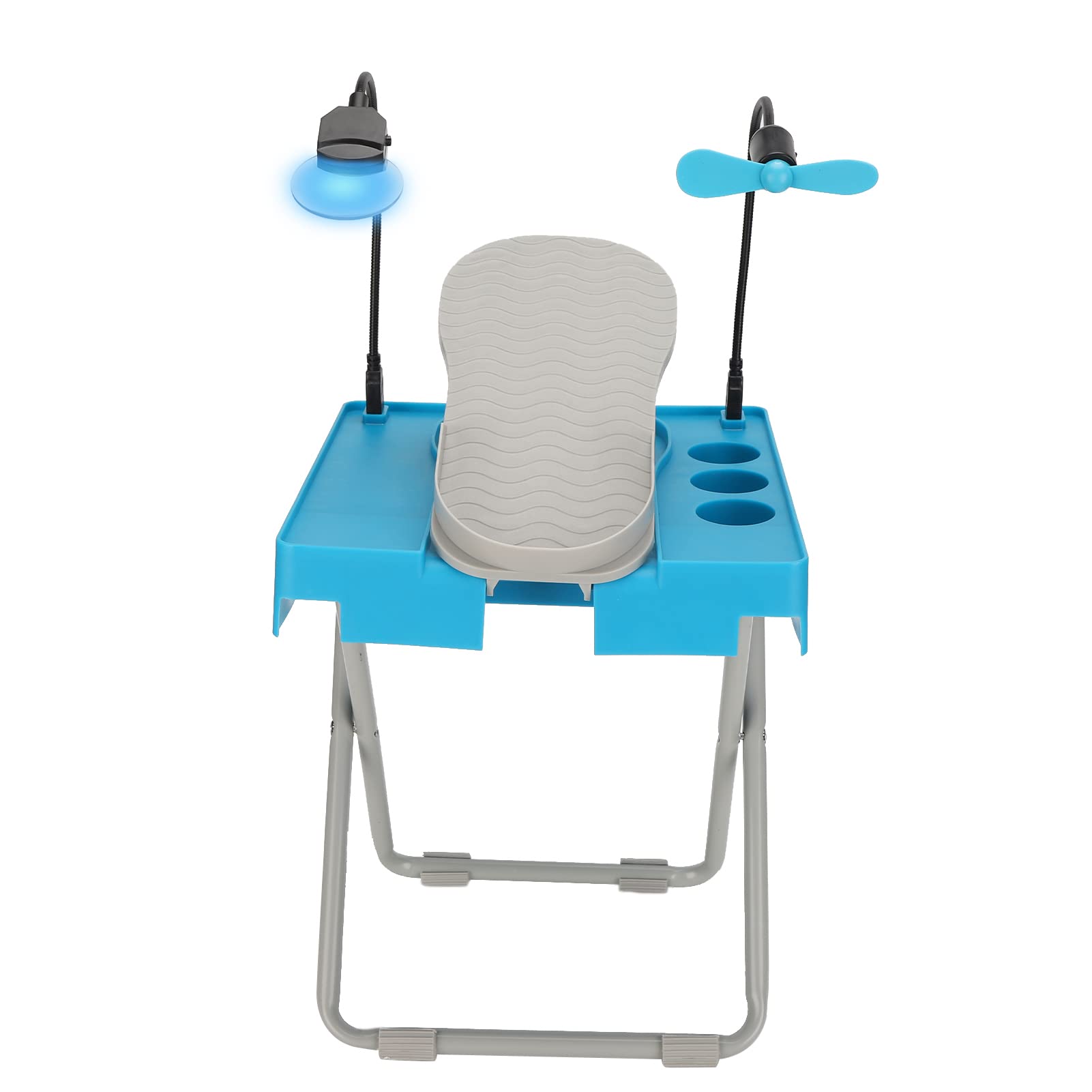 **Non-Slip Adjustable Pedicure Foot Rest - Foldable Professional Nail Salon Stand for Home & Spa Use - Perfect for Manicures, Pedicures & At-Home Nail Care**