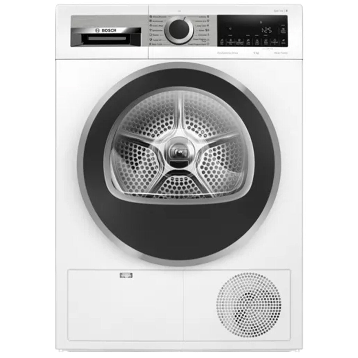 Bosch Series 8 9kg Heat Pump Tumble Dryer WQG24201AU - Energy Efficient Laundry Solution for Home & Apartment Use
