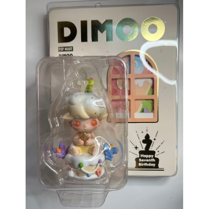 DIMOO Happy 7th Birthday Limited Edition Collectible Figure - Perfect for Birthday Gifts, Party Decorations & Anime Fans Collections