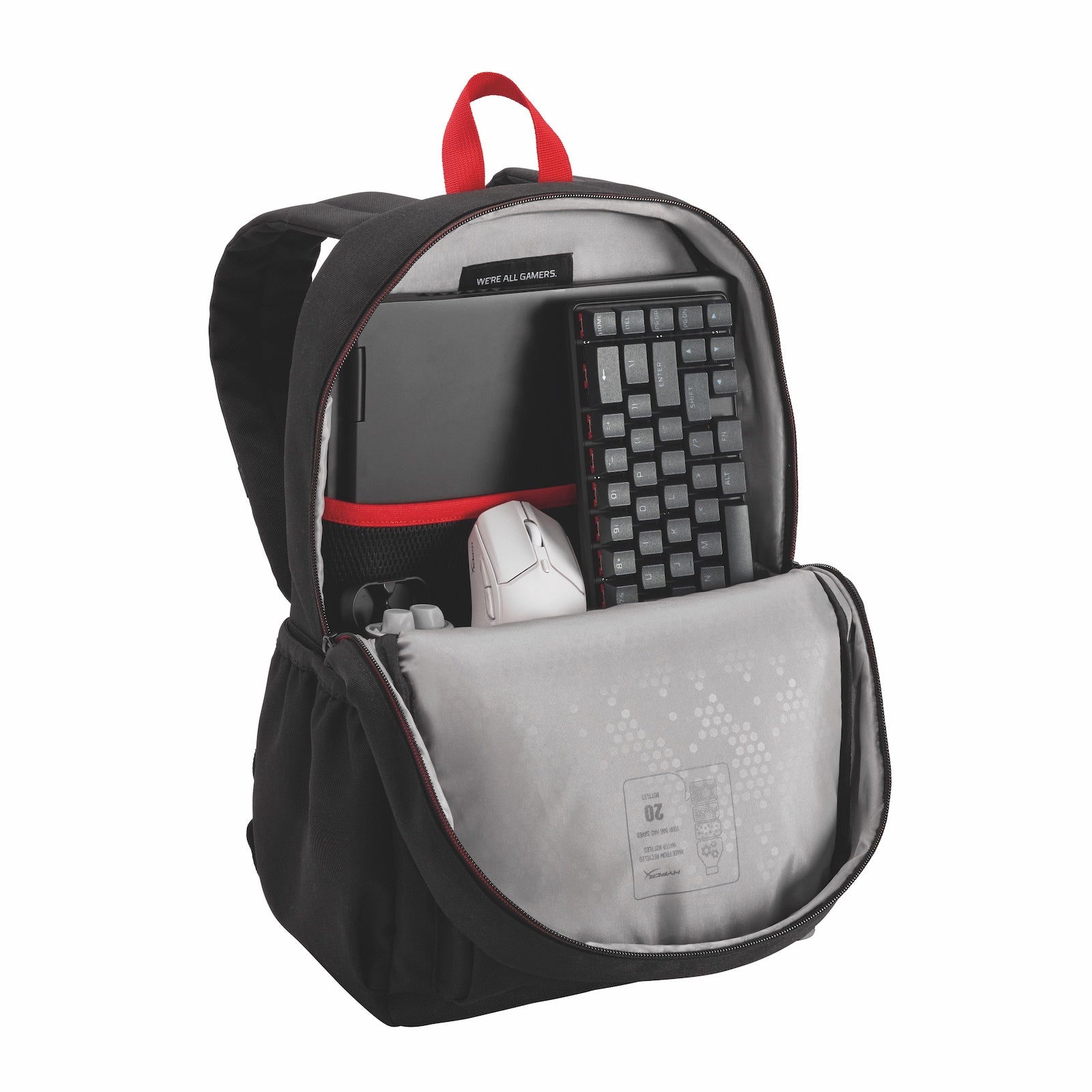HyperX Delta Gaming Backpack - Durable Laptop Backpack for Travel & School - Water-Resistant, Spacious Design for Gamers & Students - Perfect for Commuting, Work & Outdoor Adventures