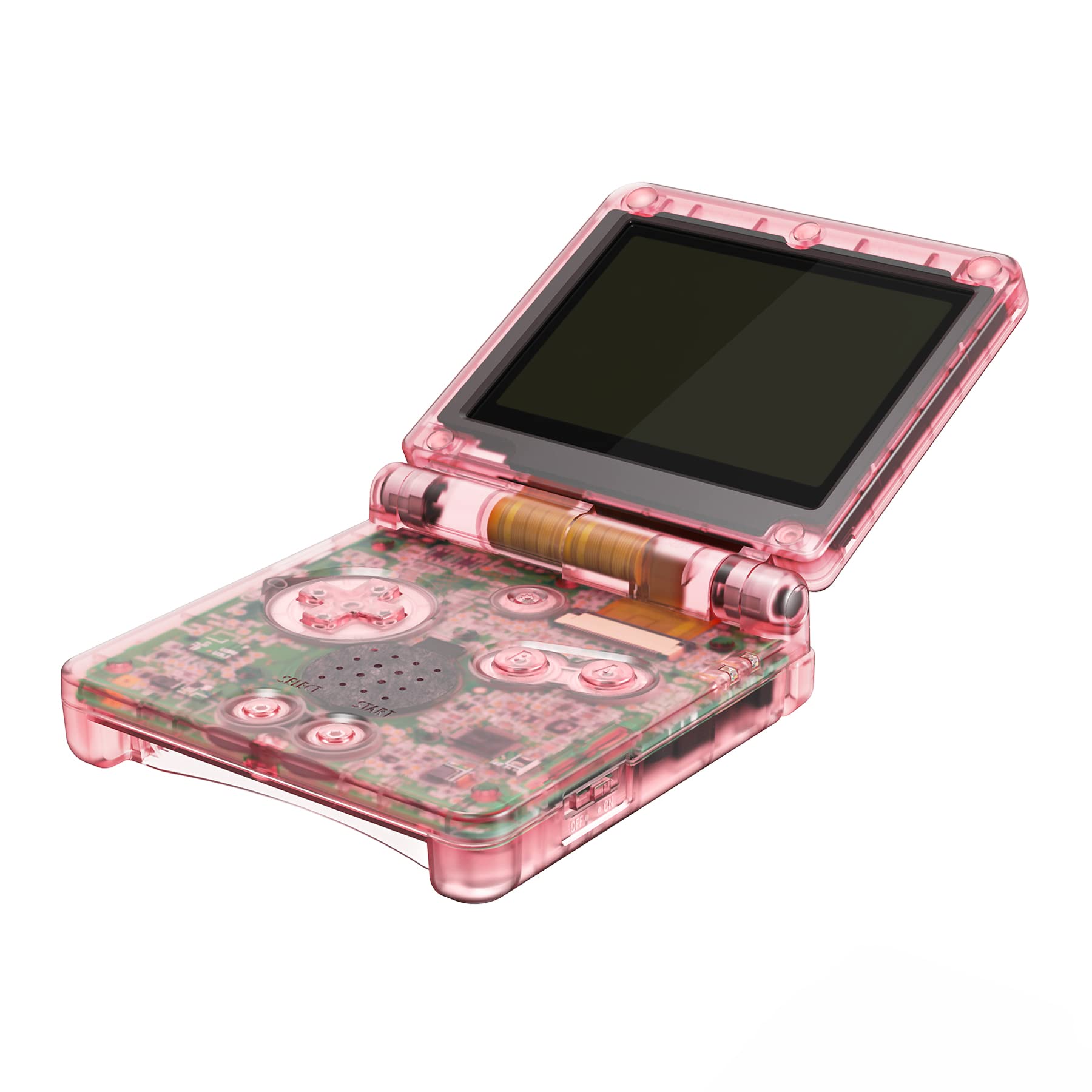 eXtremeRate Cherry Pink Replacement Shell for Gameboy Advance SP GBA SP - Compatible with IPS & Standard LCD Screens - DIY Custom Housing Case - Perfect for Gaming Enthusiasts & Console Modders (Console & Screen Not Included)