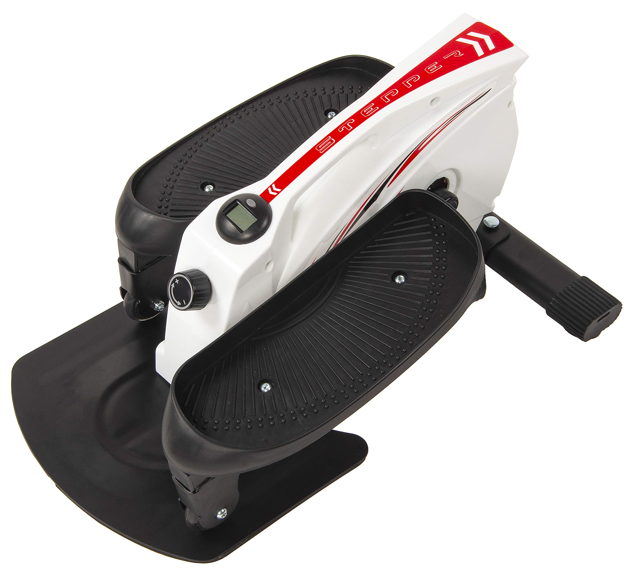 BalanceFrom Under-Desk Elliptical Machine - Portable Pedal Exerciser with LCD Display, 8-Level Adjustable Resistance & Non-Slip Pedals | Compact Home Office Fitness Equipment for Workout While Sitting