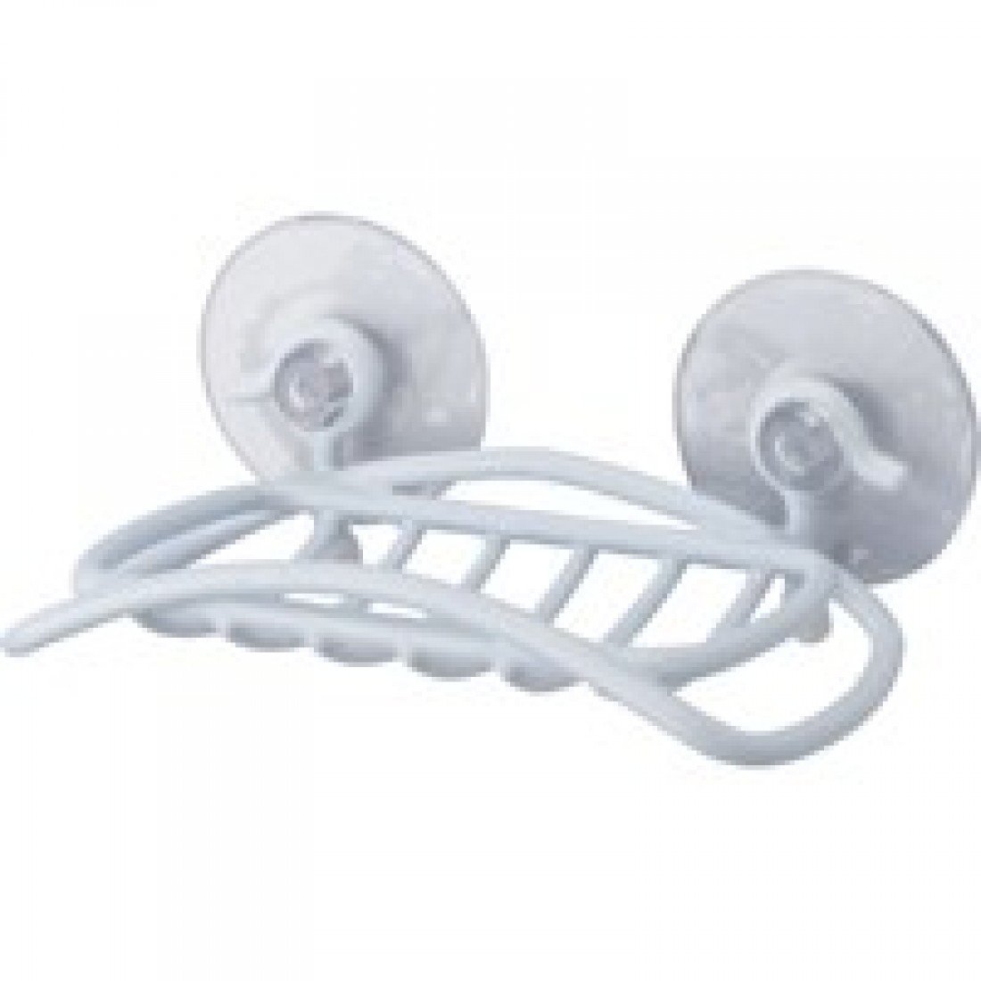 White Soap Dish - Non-Slip Bathroom Soap Holder for Shower, Sink & Countertop - Durable Ceramic Soap Tray with Drainage Holes