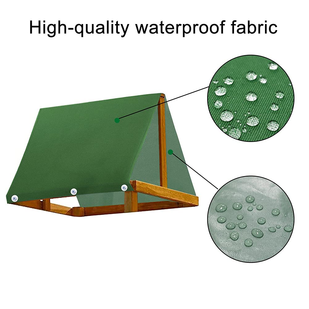 HAKUNA 90 x 43 Inch Waterproof Playground Canopy Replacement - Durable Sunshade Cover for Swing Sets, Outdoor Play Areas & Backyards - UV Protection & Weather Resistant for Kids' Safe Play